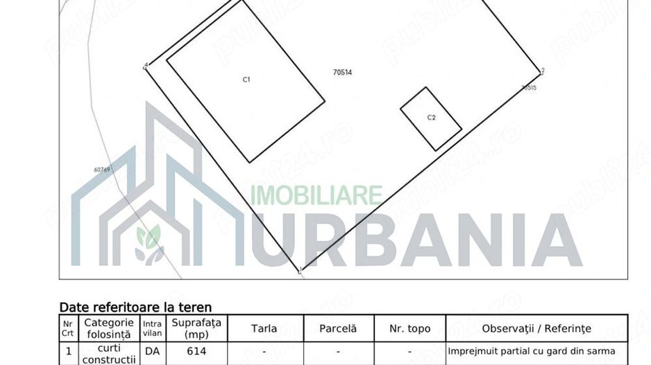 Clădire + Teren 614 mp, pe colț, lângă Proinvest – Pașcani - Poză 1