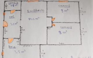 Casa cuplata cu 2 camere zona Plopilor - Poză 4