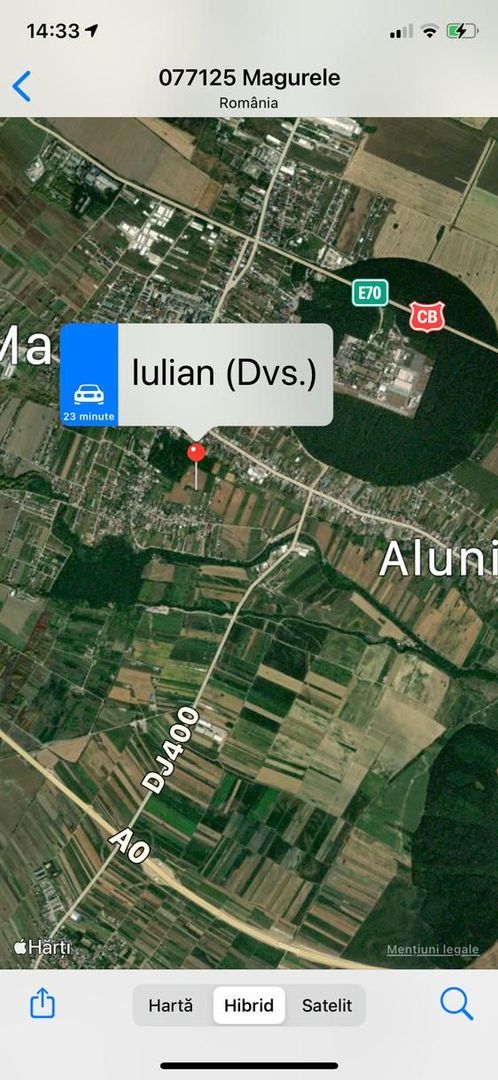 Magurele, loc Alunis, str. Intrarea Parcului 2000 mp deschidere 15 - Poză 3