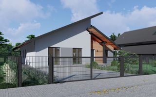 Casa superba pe un nivel, arhitectura deosebita- Teren 500mp - Poză 7