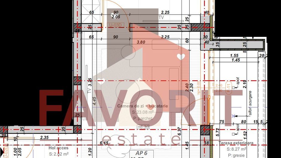Compartimentare eficienta. Terasa generoasa. Finisaje la alegere. - Schiță 16