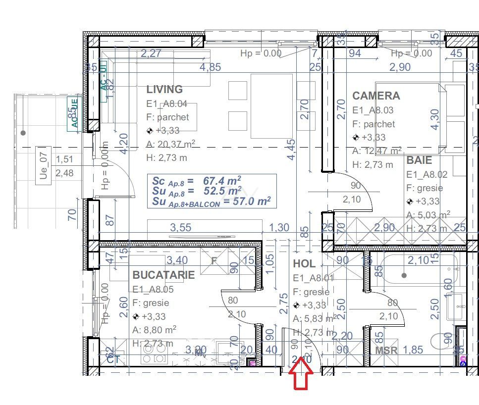 Comision 0. Lift. Balcon mare. Loc de parcare. - Poză 8