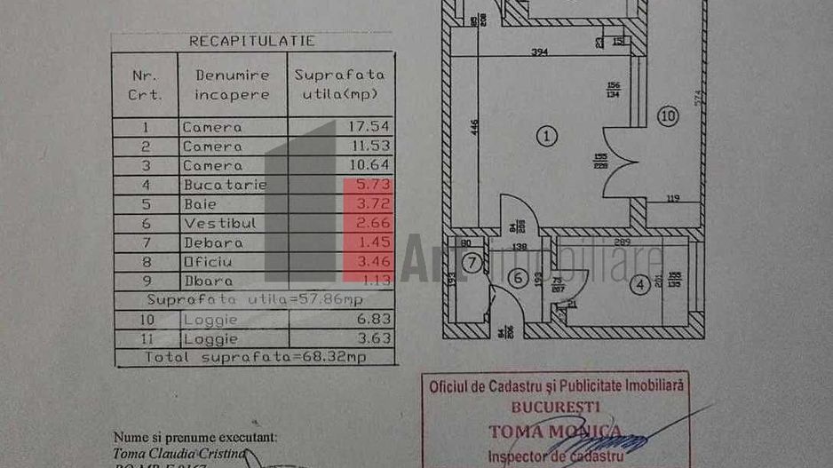 Vânzare apartament 3 camere semidecomandat Bd. Obregia - Cultural - Poză 1