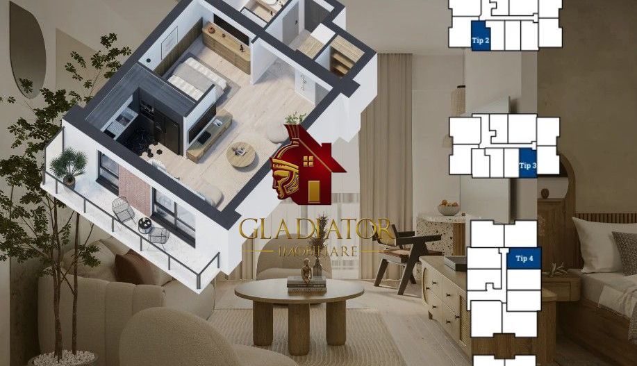 Apartament 1 camera, bloc nou, fara comision, Dealul Galata - Poză 5