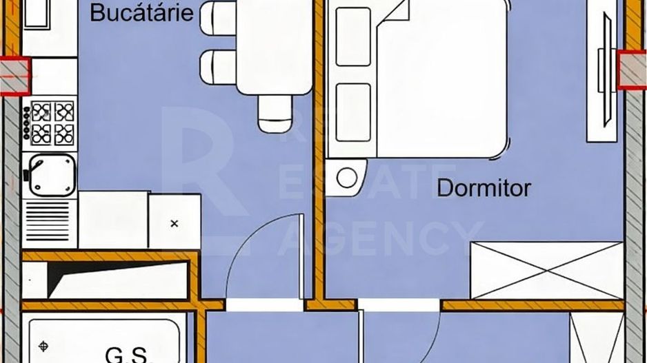 Vânzare, apartament, 1 cameră + living, bd. Mircea Cel Bătrân, Ciocana - Poză 2