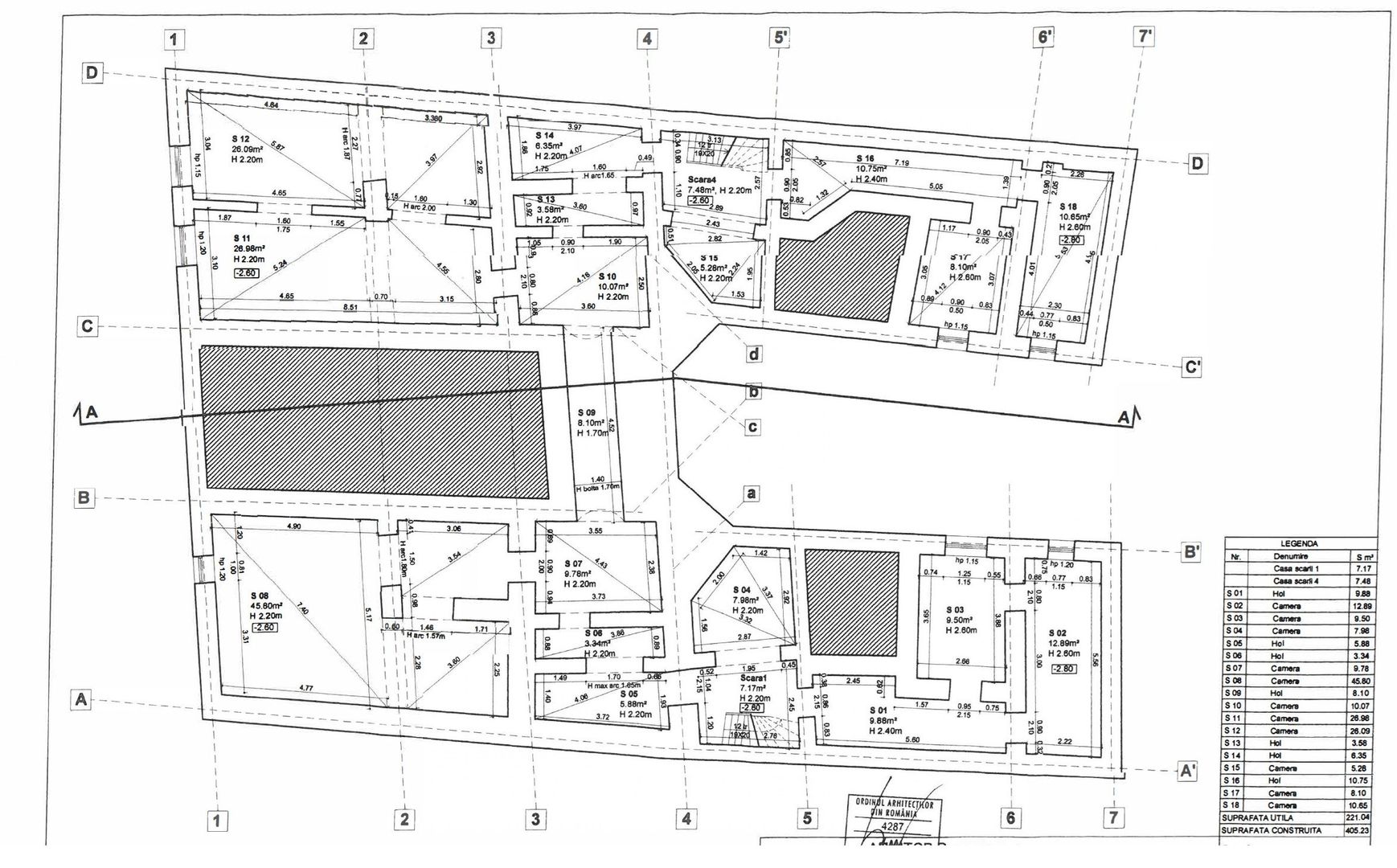 Imobil 2185 mp Centrul Istoric Piata Unirii 500 mp teren vitrina 19 m - Poză 23