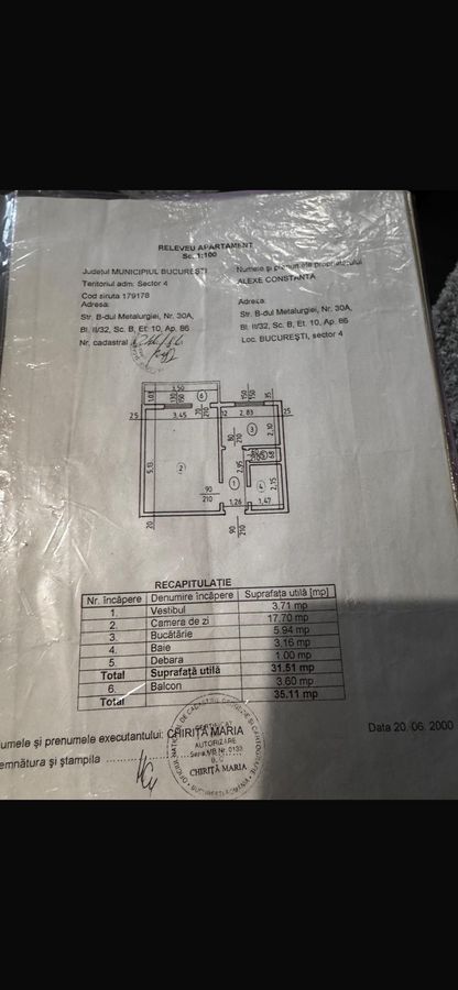 Garsoniera la vanzare - Alexandru Obregia nr. 30A - Poză 11