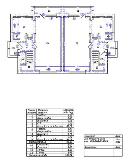 Vila dupex complex privat Otopeni | Central - Poză 9