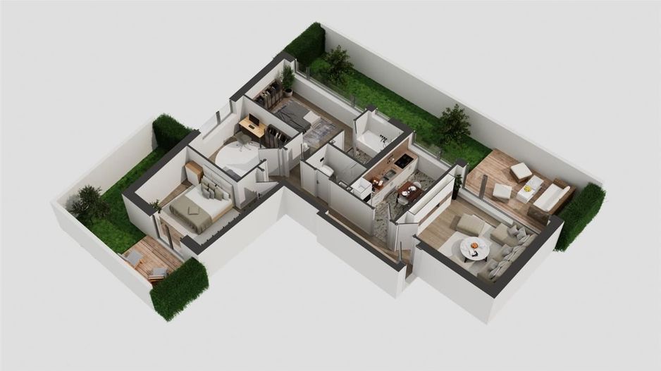 Apartament 4 camere | Piata Presei | Parter cu gradina - Poză 11