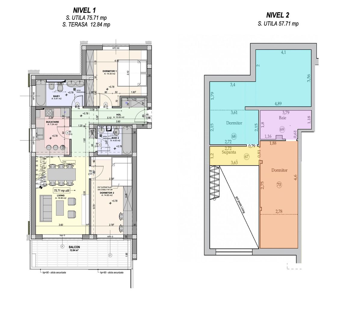 Penthouse 5 camere, intabulat, finisat la cheie (NCL-29D-Ra-ap7) - Poză 9