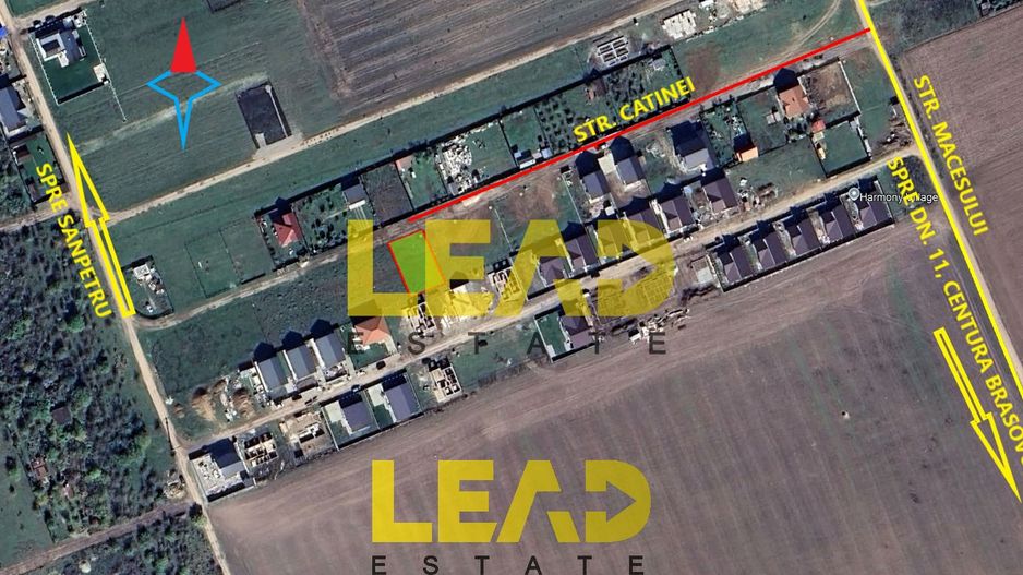 Teren intravilan 513 mp cu Autorizatie de Construire, Sanpetru, str. Catinei - Poză 1