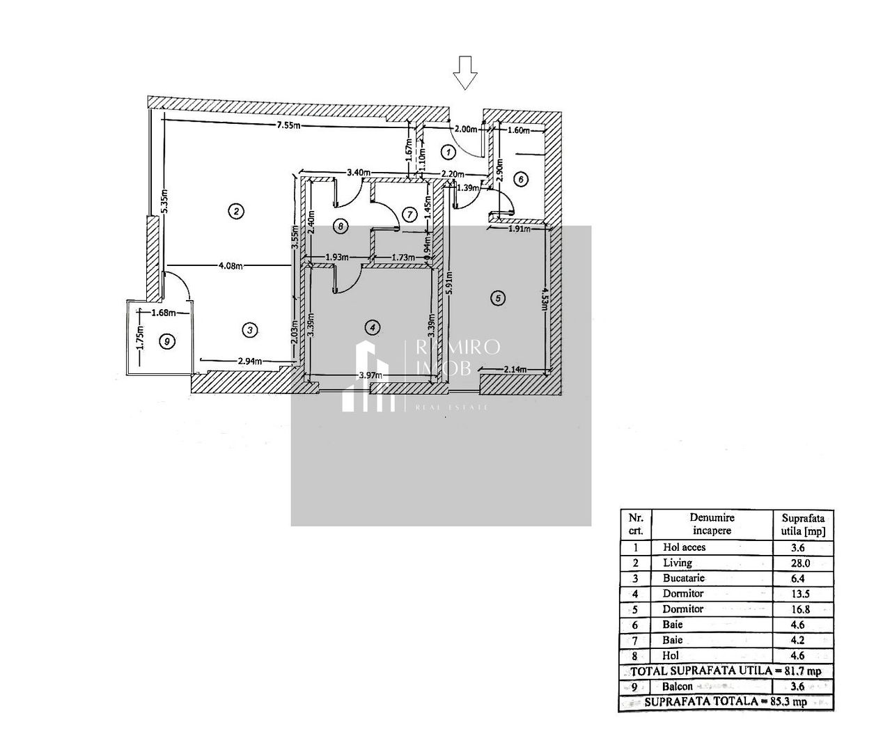 Apartament 3 camere Mamaia One - 86mp et 1 - Poză 1