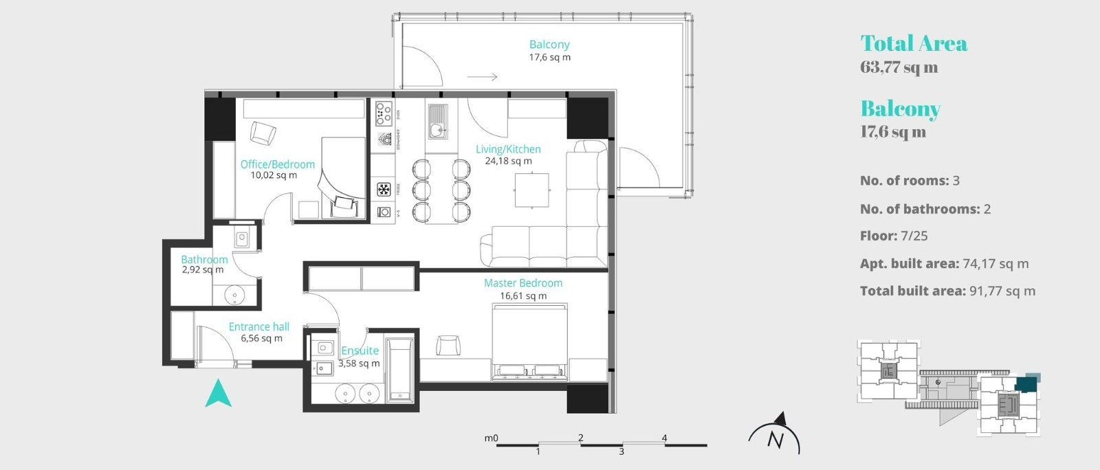 Apartament deosebit 3 camere UpSite I Zona Floreasca I View superb - Poză 5
