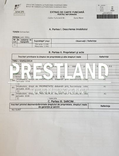 Teren intravilan construcții in Șura Mare. - Poză 3