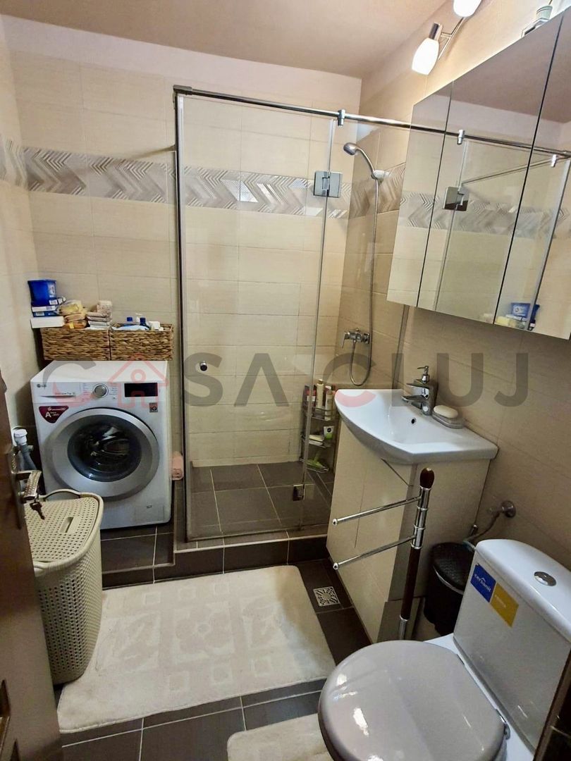 Ap. 2 camere, 51mp, mobilat modern, decomandat, Marasti, gata de mutare - Poză 6