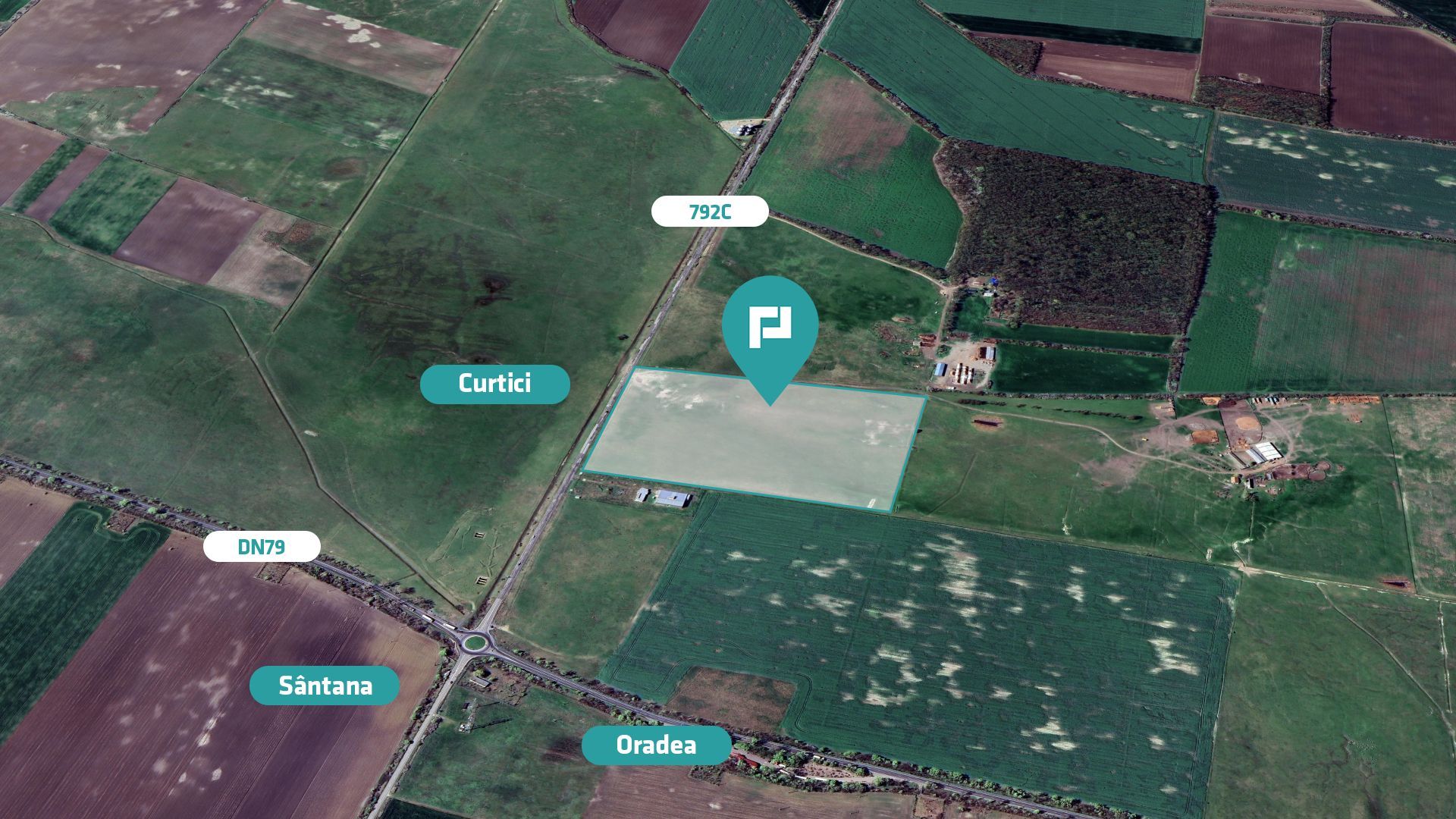 Teren intravilan 10,5 ha în com. Șimand, jud. Arad - Poză 3