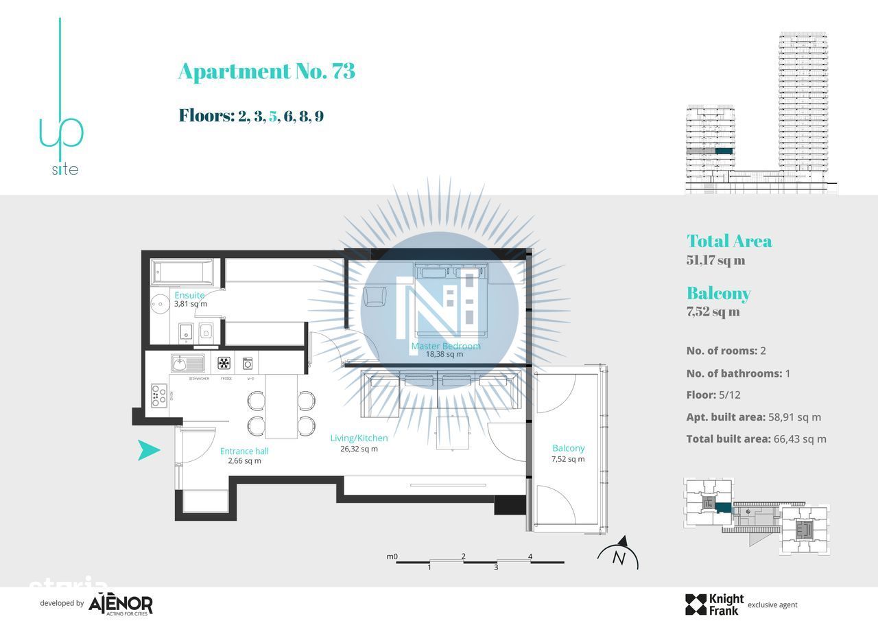 Apartament 2 camere Up-Site - Poză 7