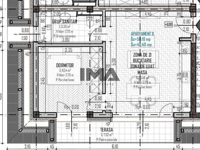 Apartament cu 2 camere, etaj intermediar, Baciu Regal - Poză 2