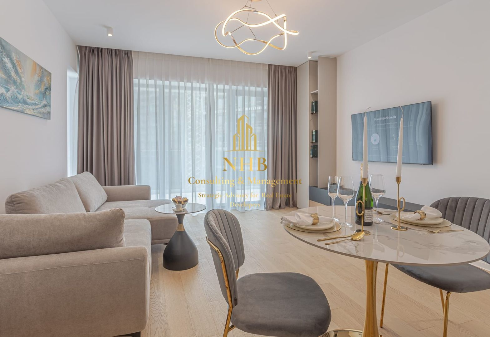 Apartament 2 camere  Nou cu Vedere la Lac – One Lake Club, Etaj 6 | Terasă 10 mp - Poză 17