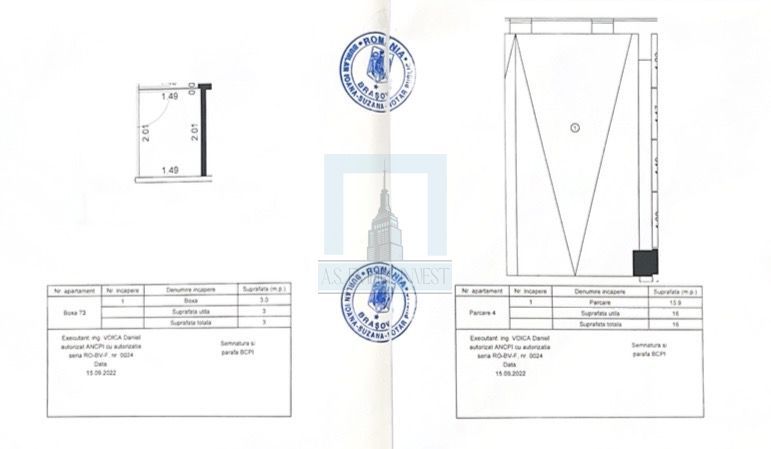 Ap. 2 camere, 2 balcoane, boxa, parcare subterana-zona Avantgarden - Poză 13