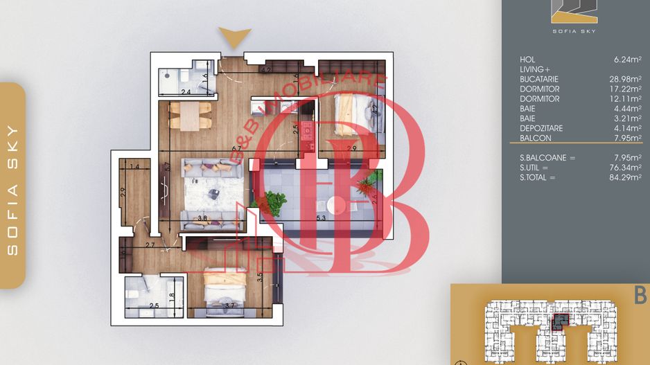 7min Metrou Nicolae Teclu 3 Camere Mutare Rapida-Th Pallady - Poză 1