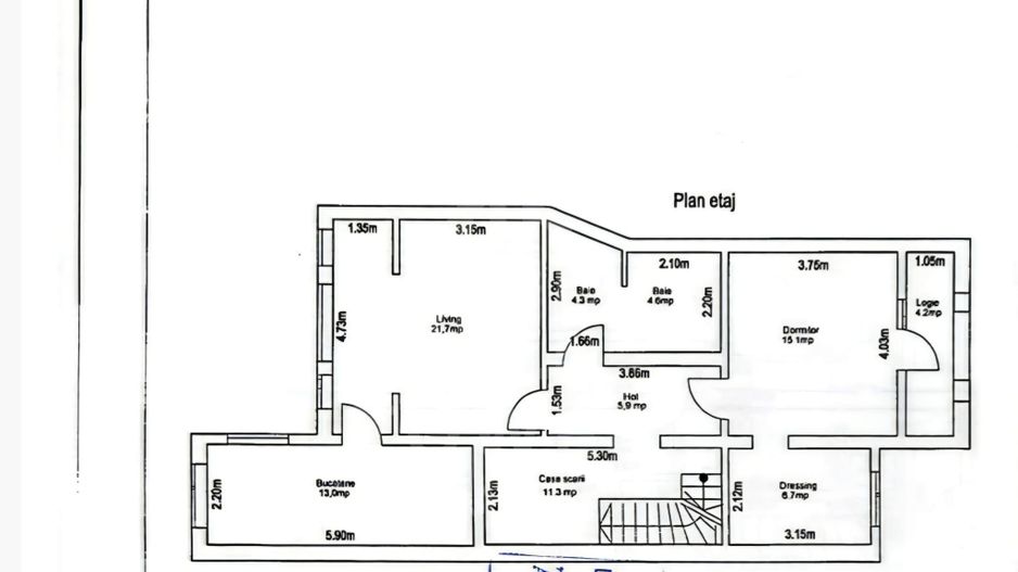 Apartament 2 camere / 72 mp / Terezian - Poză 1