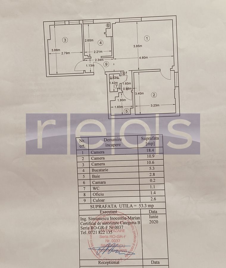 Vanzare Apartament 3 camere 53mp| Calea Victoriei | Ultracentral | Renovat | - Poză 12