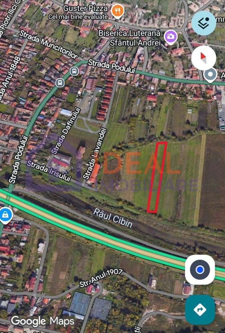 Teren 1.900 mp cu acces drum – oportunitate dezvoltare imobiliară, Sibiu - Poză 1