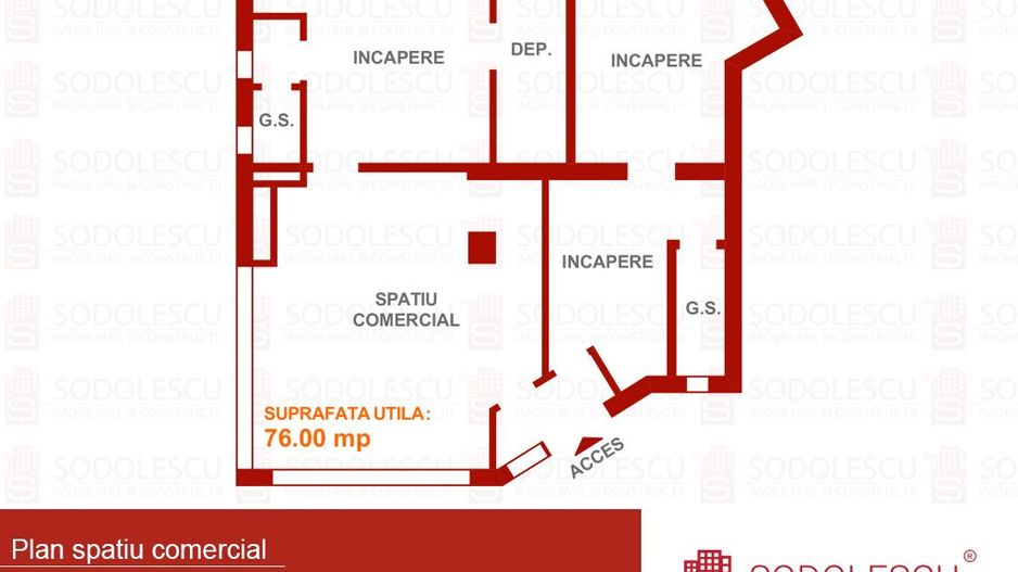 Spațiu comercial de 76 mp  în zona Spitalul Judetean - Poză 1