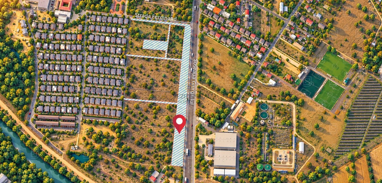 Teren Intravilan 37.150 mp, deschidere 628 ml la DN5, 1 Decembrie - Poză 4