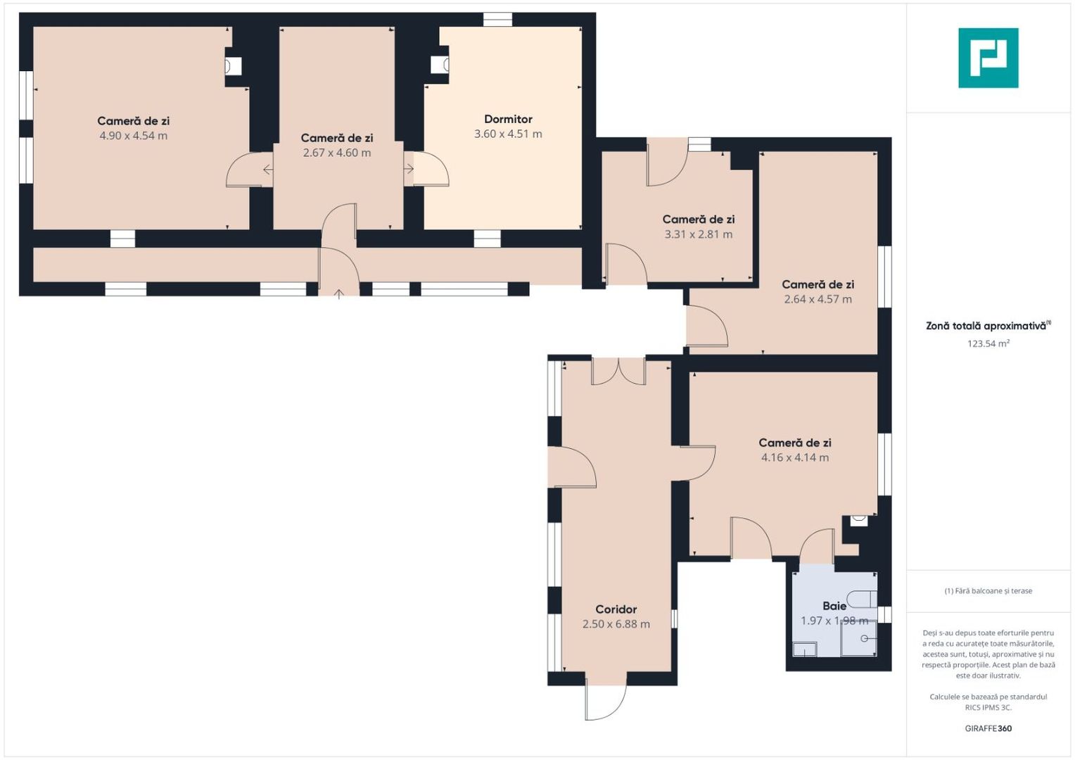 Casă cu teren 2877 mp, orașul Ineu - Poză 9