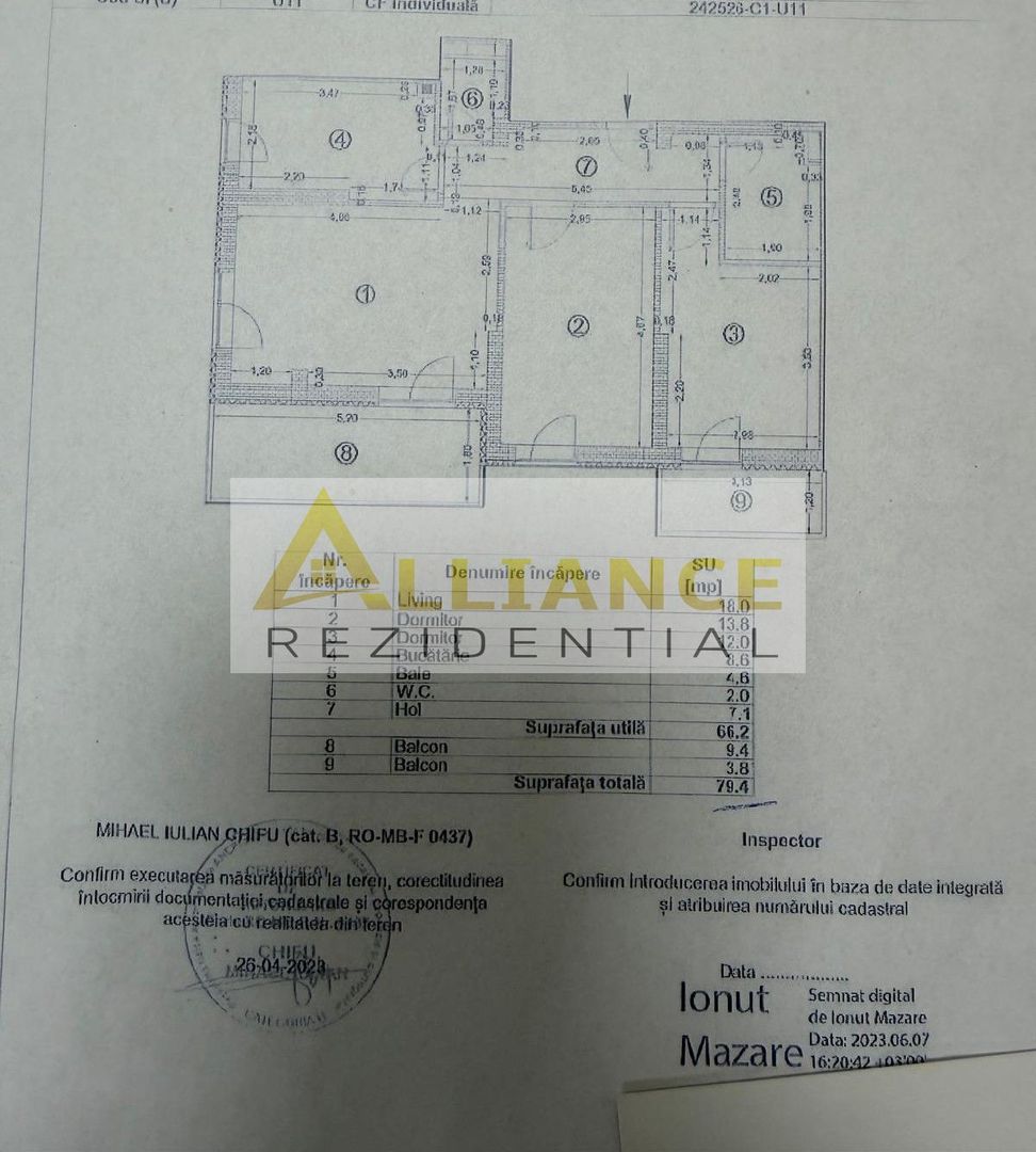 APARTAMENT 3 CAMERE | 79,4 MP | 2 BĂI | SECTOR 4 - Poză 8