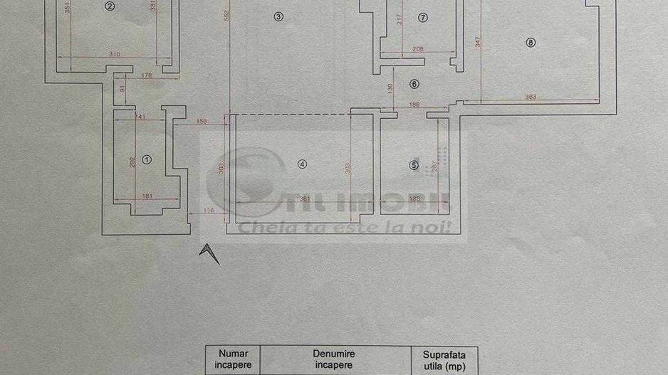 Apartament 3 camere, 2 bai, 93.57 mp, Bloc 2009 + Loc de parcare ! - Schiță 10