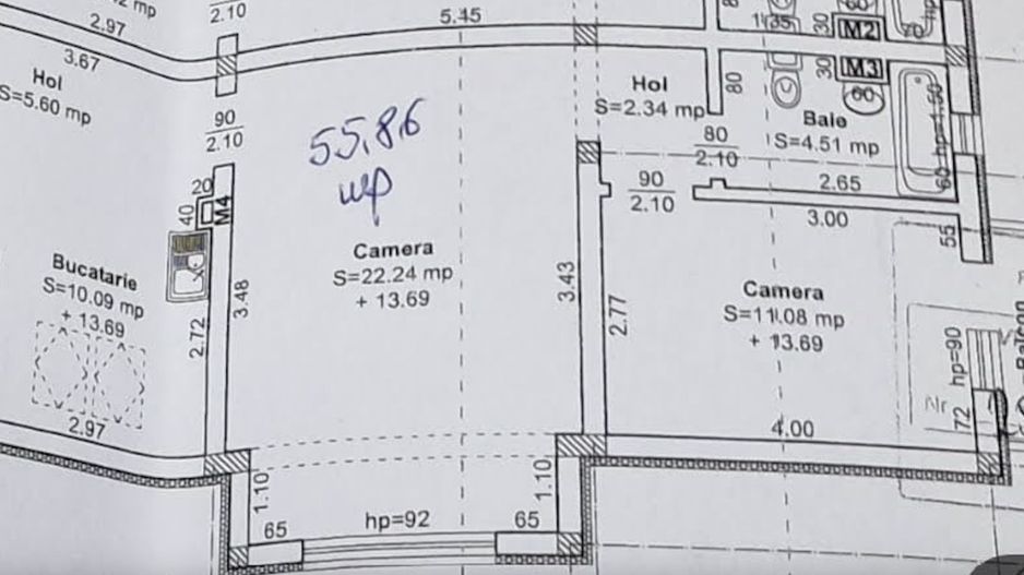 Apartament 2 camere la Mansarda zona Bucovinei - Poză 2