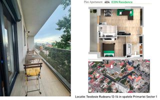 Apartament 2 camere de inchiriat bloc nou, parcare, Icon Residence - Poză 8