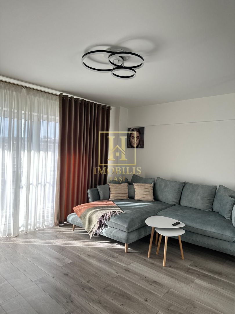 Apartament 2 camere dec NOU  mobilat + loc de parcare Bucium 450 euro - Poză 1