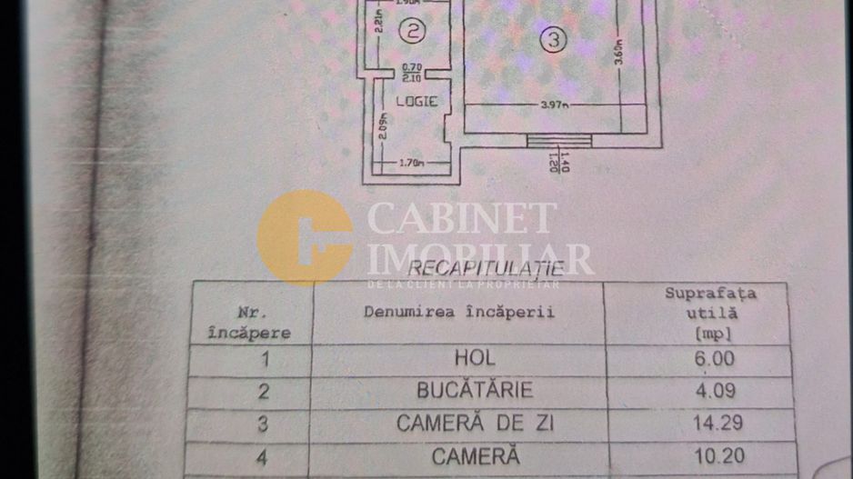 2 Camere Decomandat-Etaj Intermediar- Zona Zimbru - Poză 11