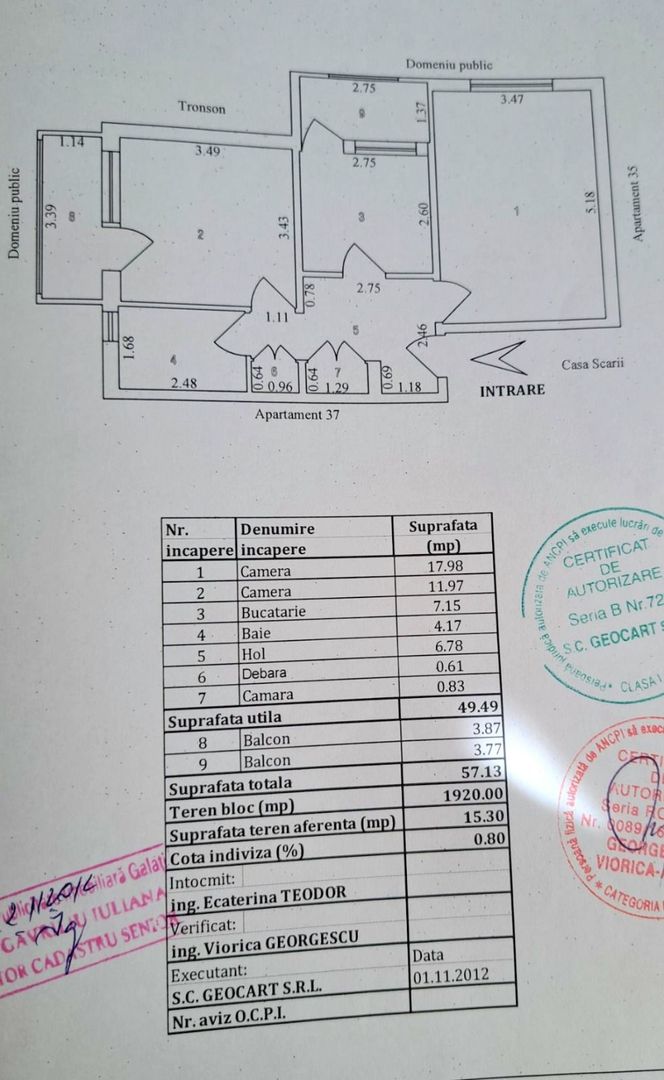 De vanzare aparatament cu 2 camere, Siderurgistilor, 65.000 euro negociabil - Poză 16