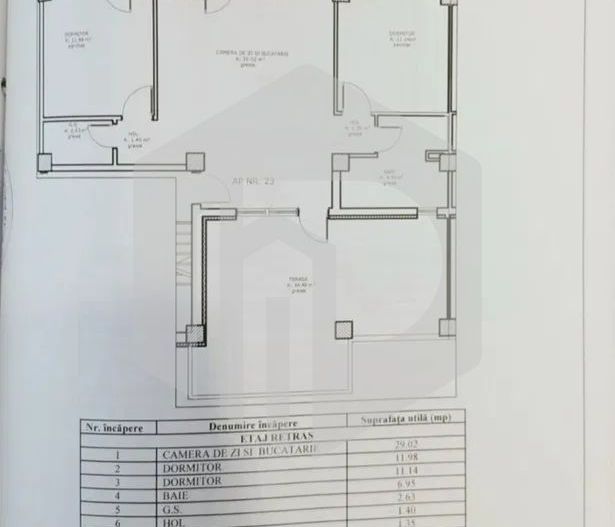 Penthouse de vanzare - Doamna Stanca - 65mpu + Terase 42mp - 3 Camere - Poză 11
