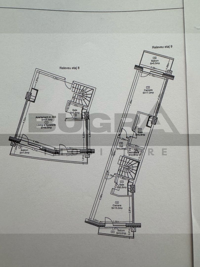 Apartament 3 camere, 97 mp, garaj, Wings - Poză 6