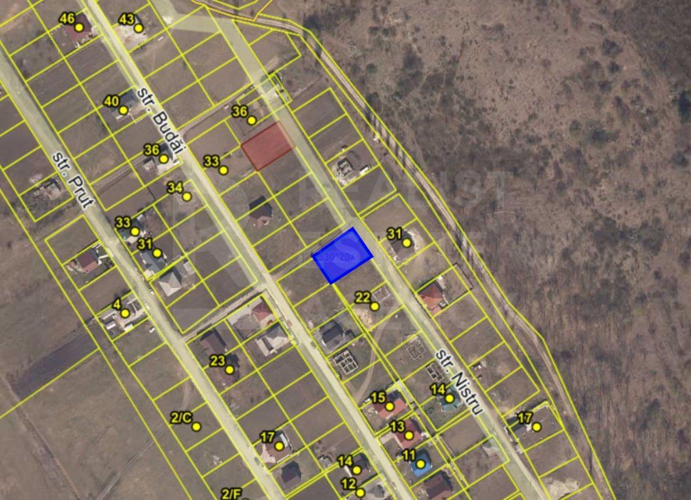 Vânzare, teren pentru construcții, 6 ari, strada. Nistru, Hâncești. - Poză 1