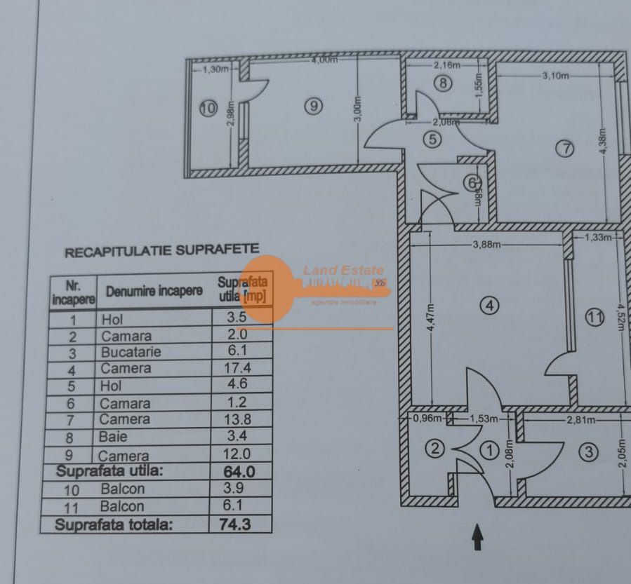 3 camere Lujerului - Piata Veteranilor - Poză 7