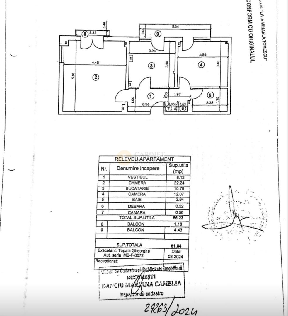 Apartament 2 camere | Vedere Panoramica| rondul Alba Iulia - Poză 9