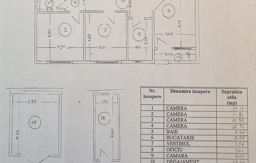 4 camere Pajura | Garaj +Boxa - Schiță 12