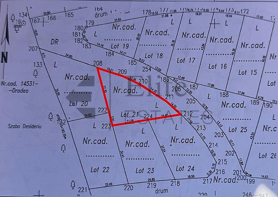 Teren 842 de vanzare in zona Dealuri Oradea - Poză 4