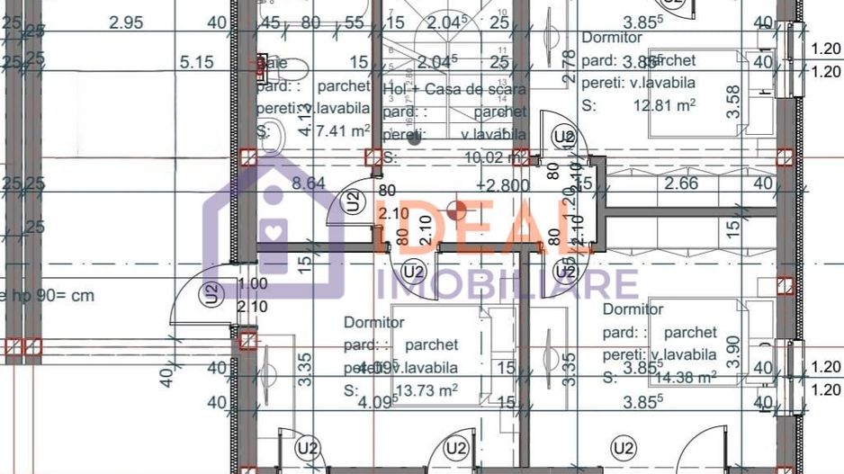 Casa Moderna cu 5 camere si 350 mp curte, in Selimbar - Schiță 47