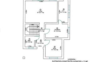 Casa individuala 5 camere – teren 470 mp- Sura Mica – Sibiu - Schiță 10