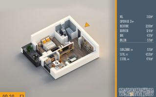 Oferta Lansare 2 camere tip studio proiect nou Pallady - Schiță 2