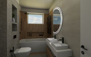 Apartament cu 4 camere pe 2 nivele. 108 mp utili. 2 locuri de parcare - Poză 18