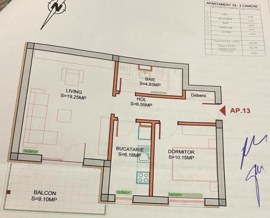 Vanzare apartament într-un imobil tip vila zona Sanpetru residence - Poză 9